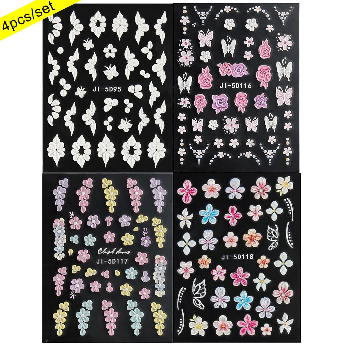 Fcozpjk: diseños primavera neón para uñas, efecto vibrante.