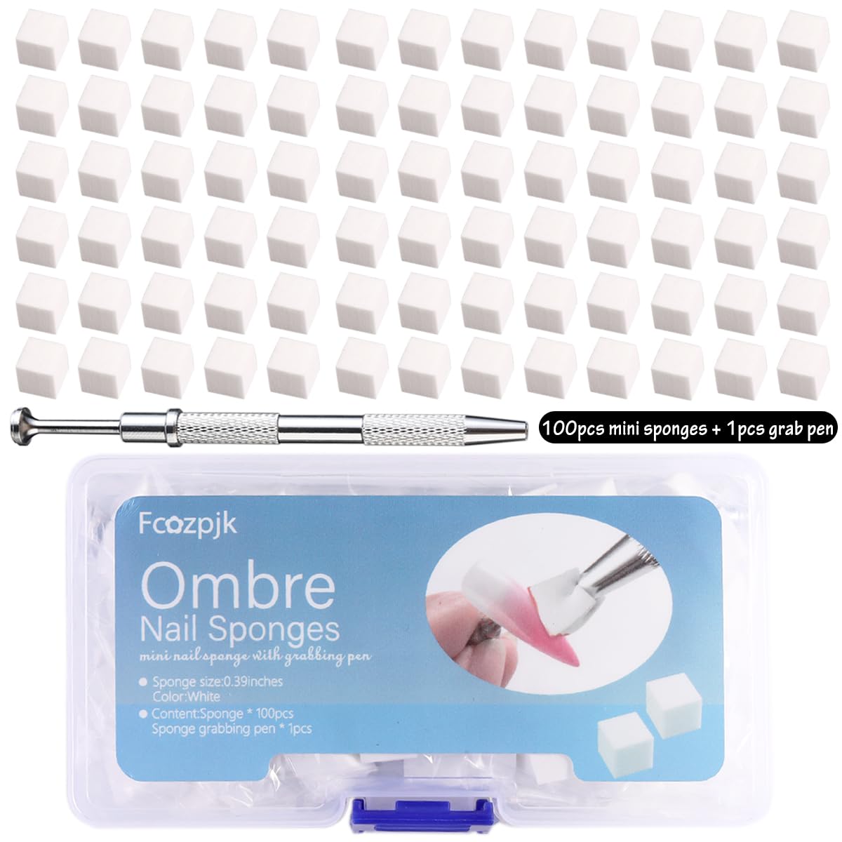 Fcozpjk esponjas mini para ombre, tamaño perfecto para arte detallado.