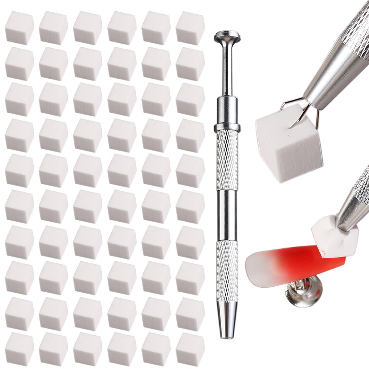 Fcozpjk esponjas suaves para ombre en uñas, transiciones de color suaves.