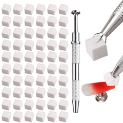 Fcozpjk esponjas suaves para ombre en uñas, transiciones de color suaves.