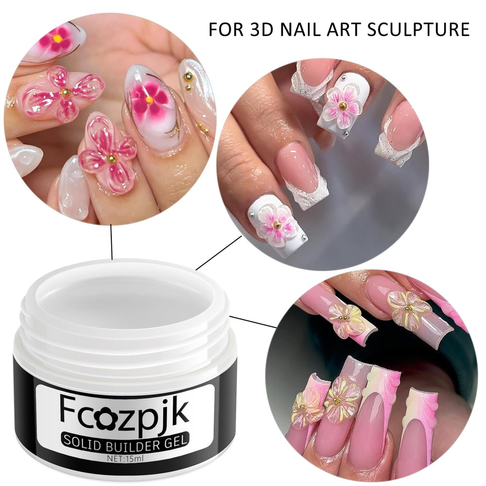 Gel Builder Fcozpjk sin adherencia para manejo limpio