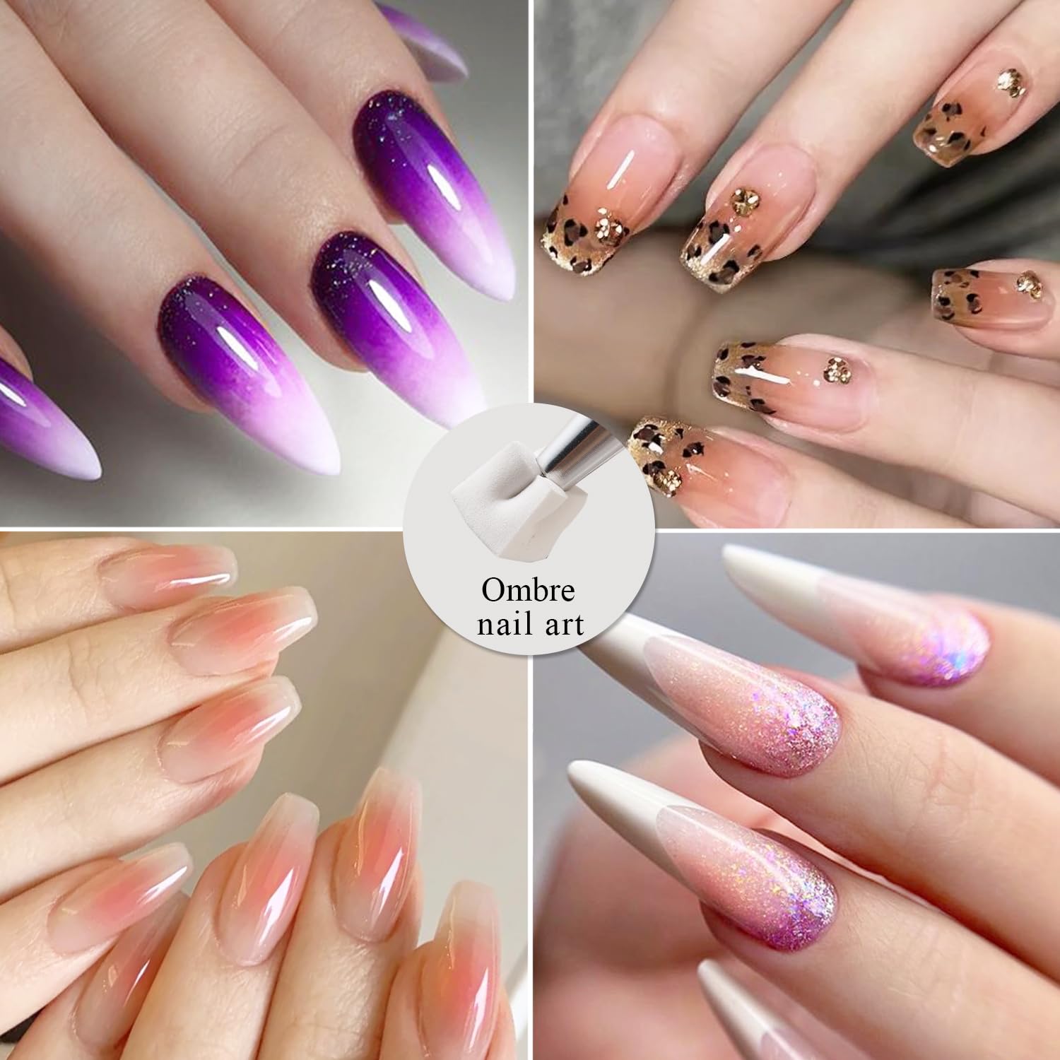Kit de arte de uñas Fcozpjk fácil de usar para principiantes y profesionales.
