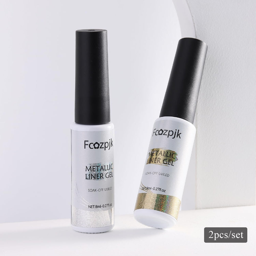 Fcozpjk kit liner gel 2 piezas para uñas profesionales o en casa