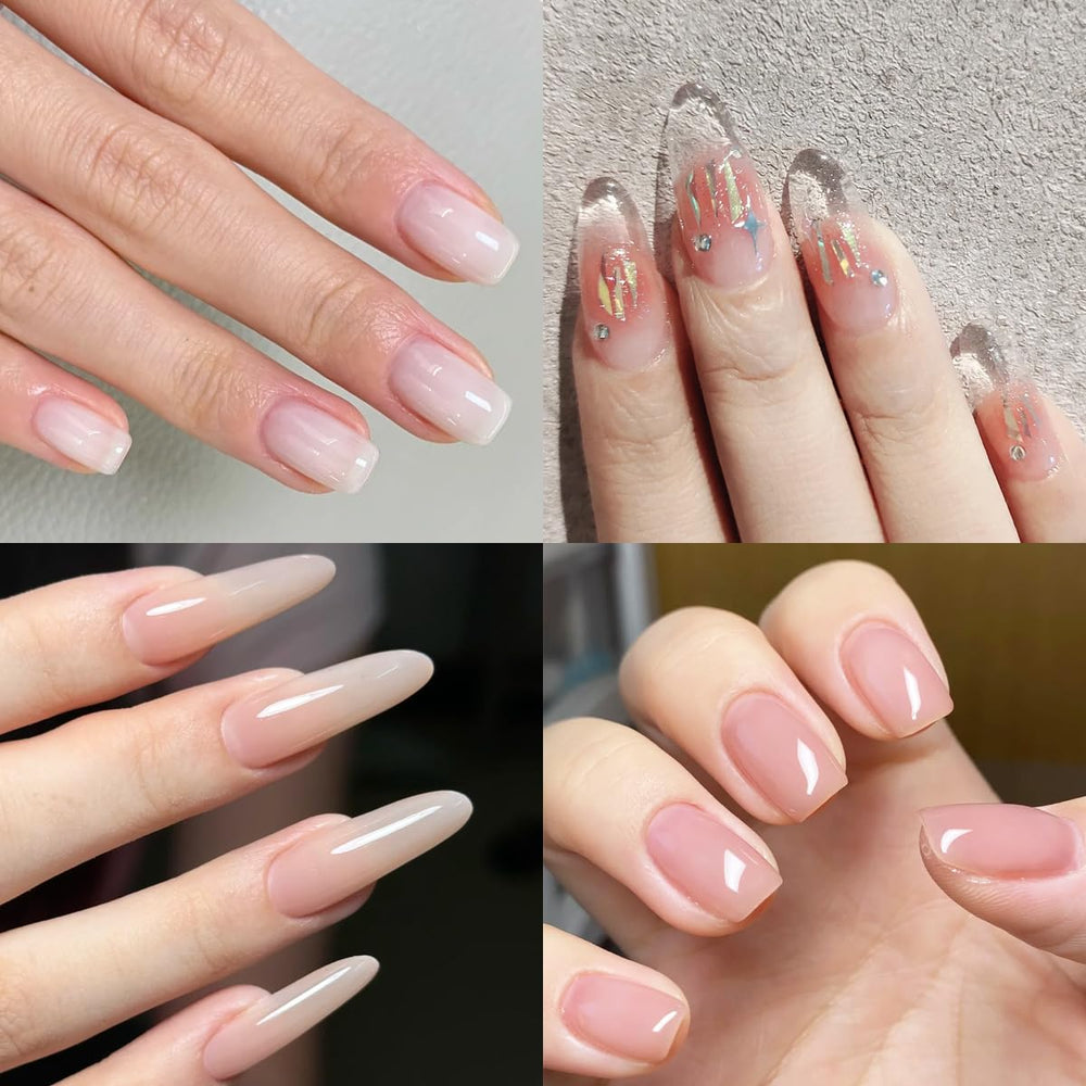 Fcozpjk Milky White gel adds elegant color