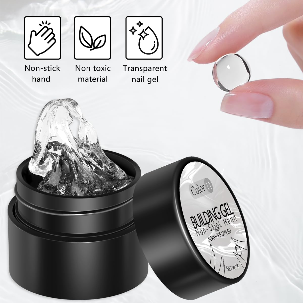 Pluma de silicona doble cabeza Fcozpjk, suave y fácil de limpiar para tallar.