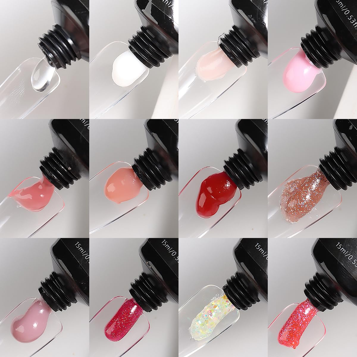 Fcozpjk glitter gel colors for sparkle nail designs and creative accents