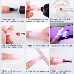 Solución deslizante Fcozpjk para alisar gel en uñas.