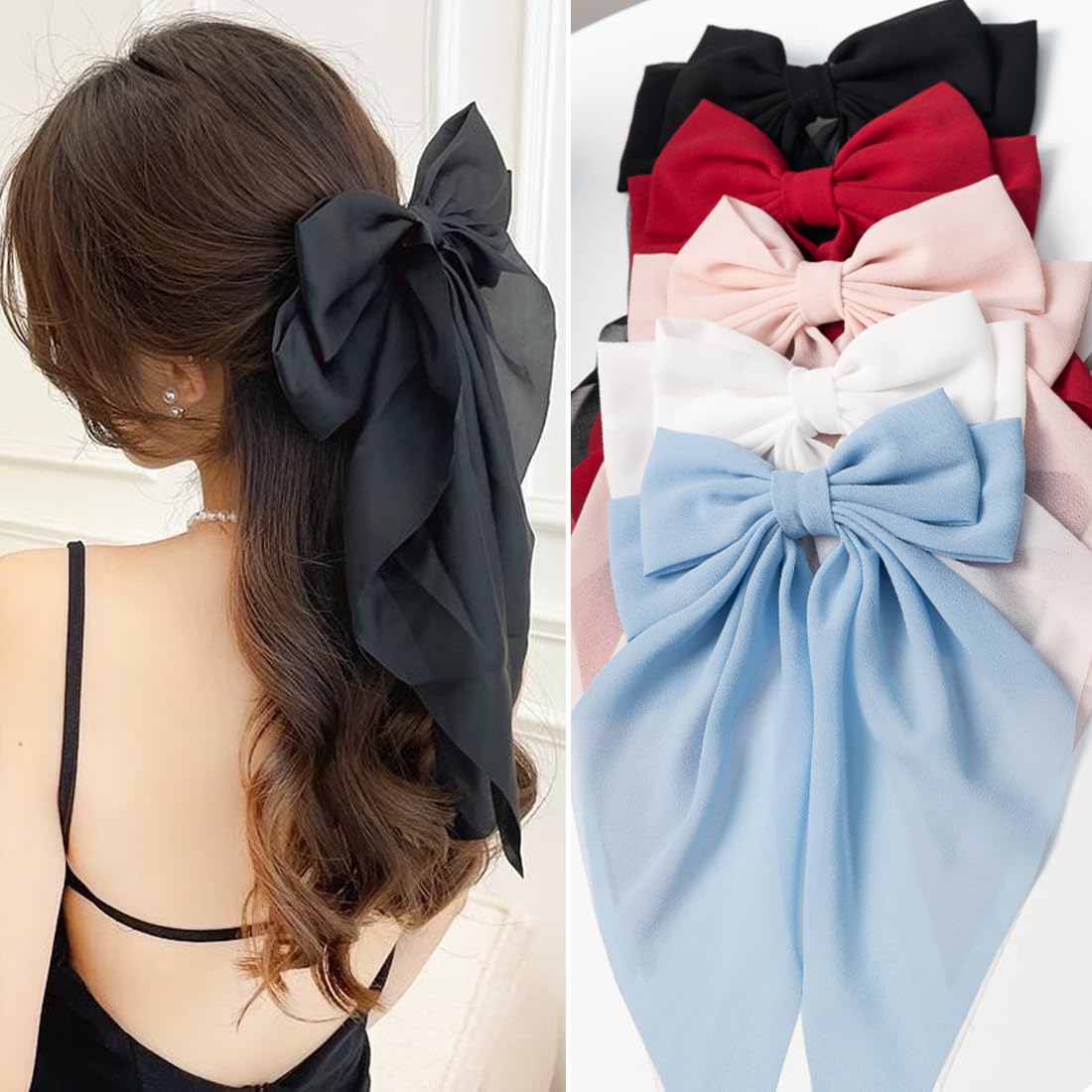 Pinza lazo grande de FDBJulyy, agarre firme para cabello grueso.