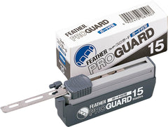 Feather ProGuard: hojas de 15 unidades para afeitado preciso y seguro.
