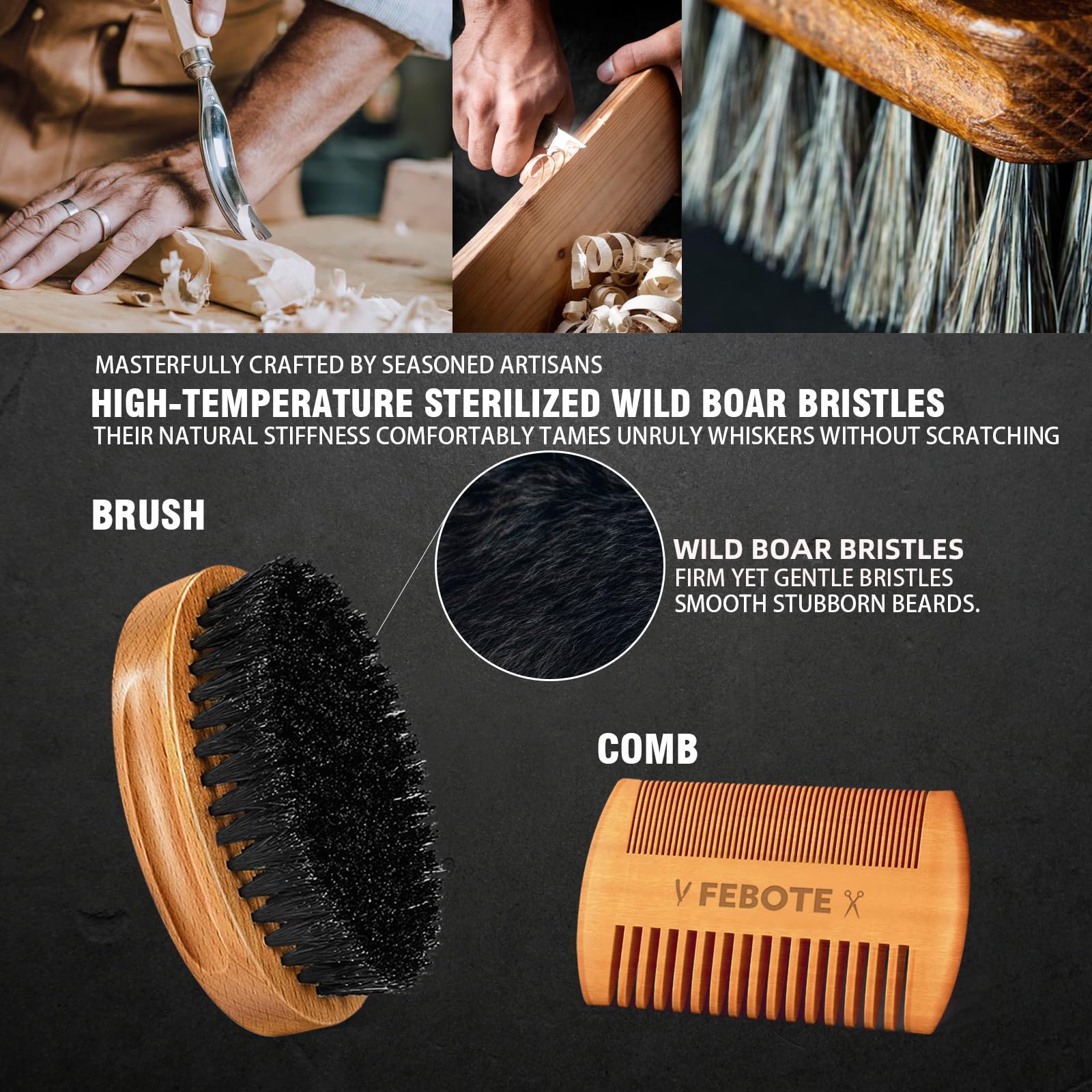 FEBOTE bolsa viaje durable: almacenamiento seguro para accesorios en viaje.