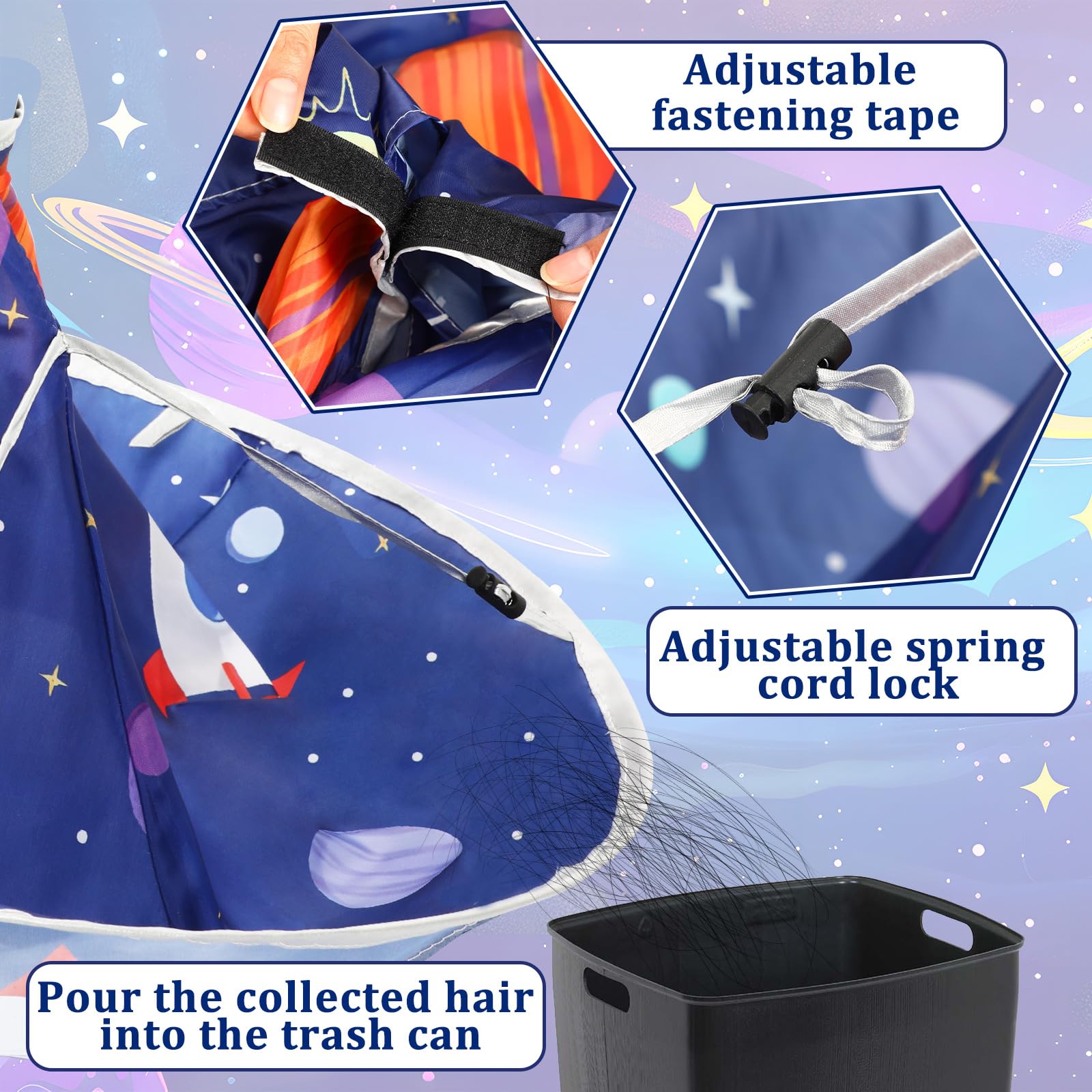 FEBSNOW capa ajuste de 60 cm para niños.