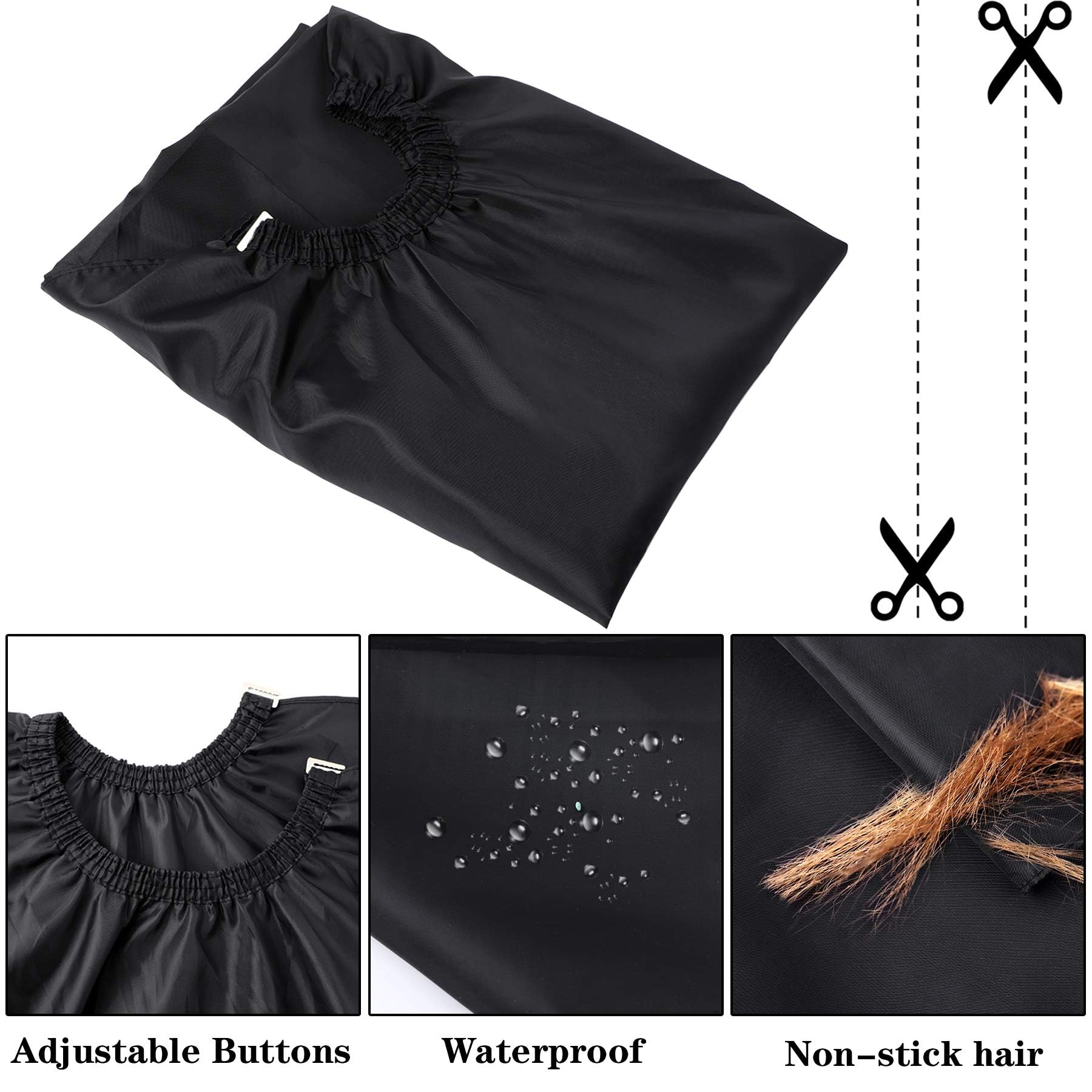 Capa profesional FEBSNOW tamaño grande para cubrir ropa durante el corte