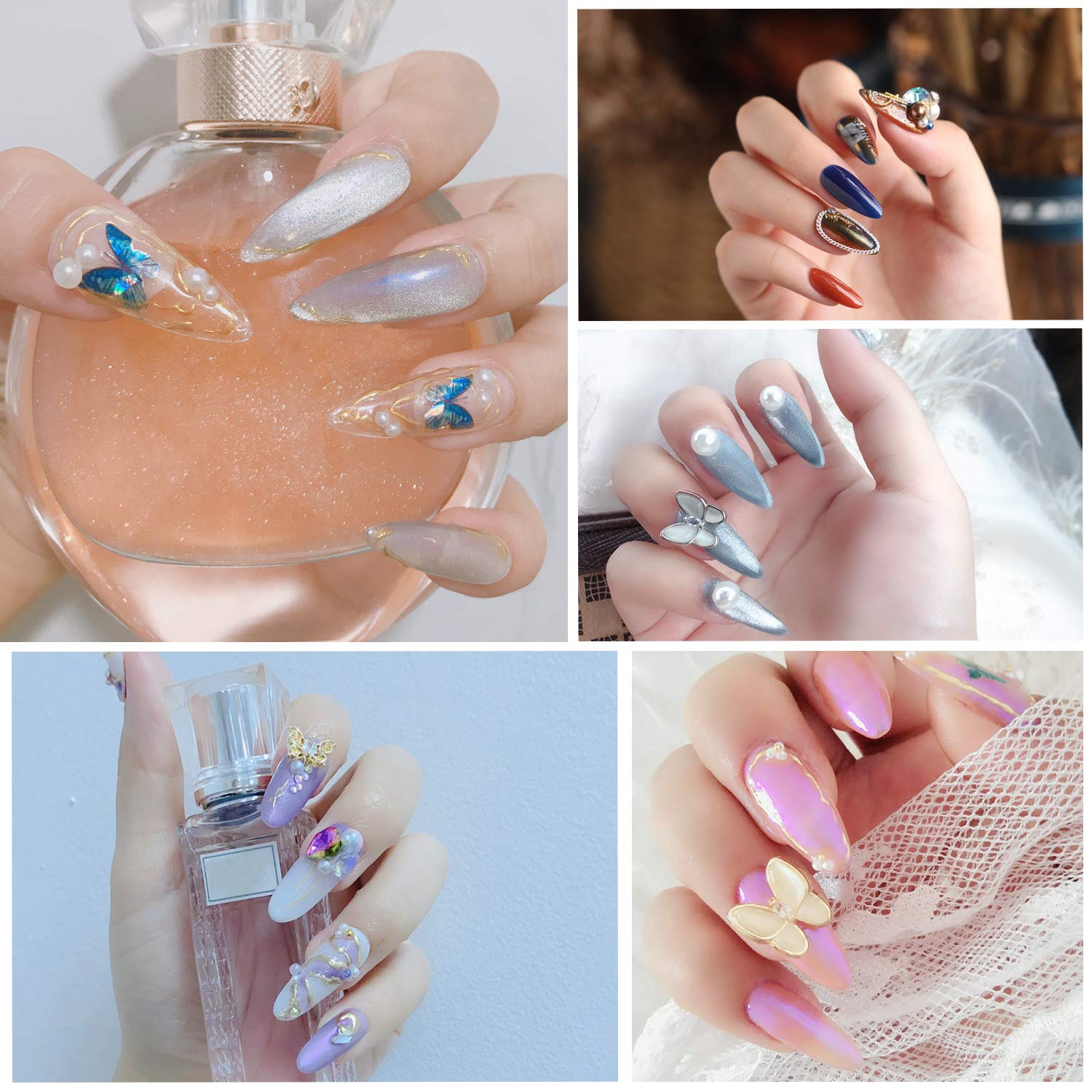 FEBSNOW kit de 1000 piezas para proyectos DIY de uñas