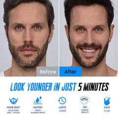 Fedulili Barba color negro rápido en 5 minutos