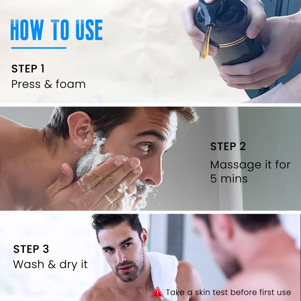 Fedulili Barba resistente al sudor y al agua