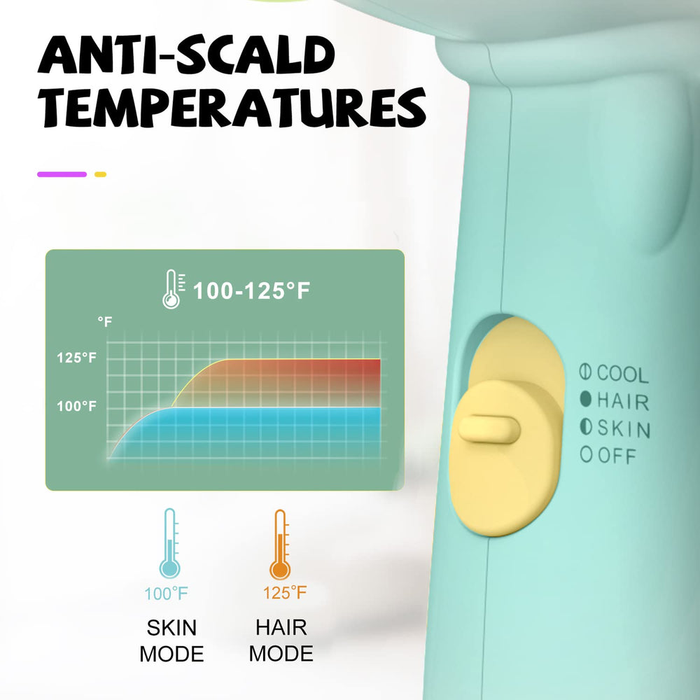 Feekaa secador infantil con calor suave y controlado.