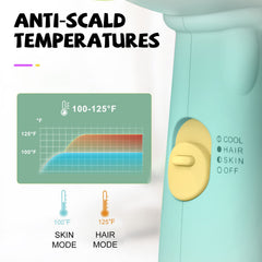 Feekaa secador infantil con calor suave y controlado.