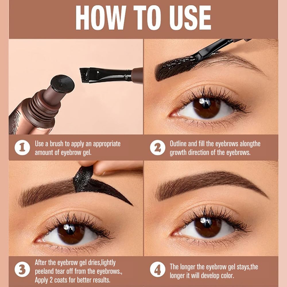 FeiCuiYun brocha precisa 1-2 mm para delinear cejas