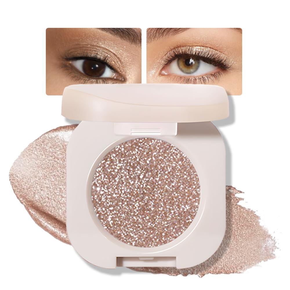 FeiCuiYun Paleta de Sombras Brillo Multicrom con acabado iridiscente para estilos elegantes