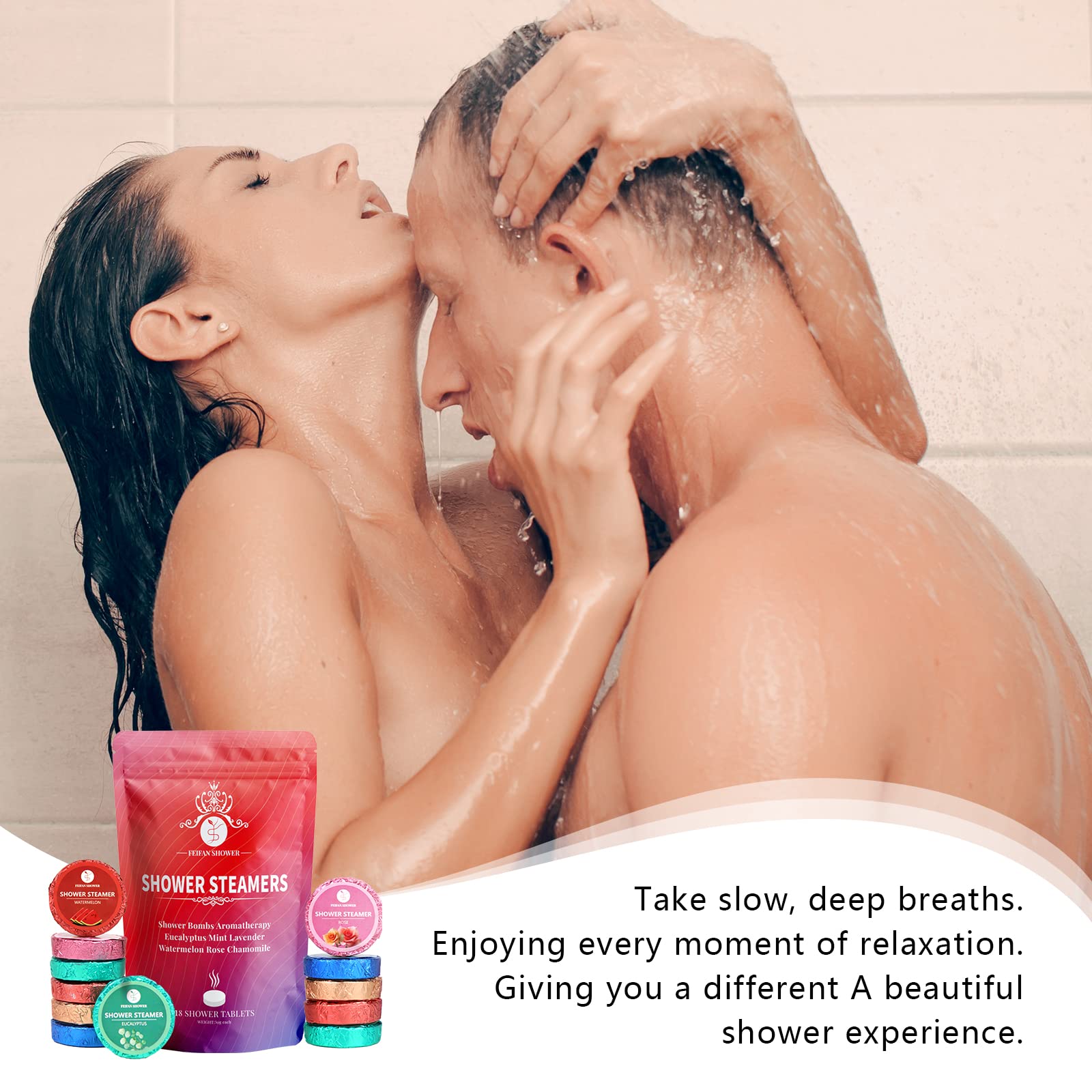 FEIFAN SHOWER bomba de ducha rosa para romance