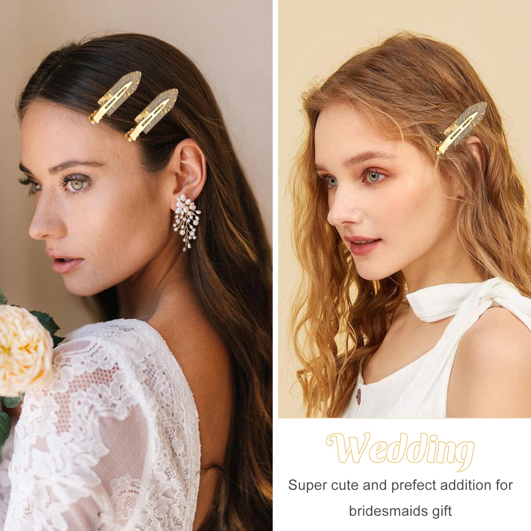 FEINIGESI pinza cabello para propuestas novias