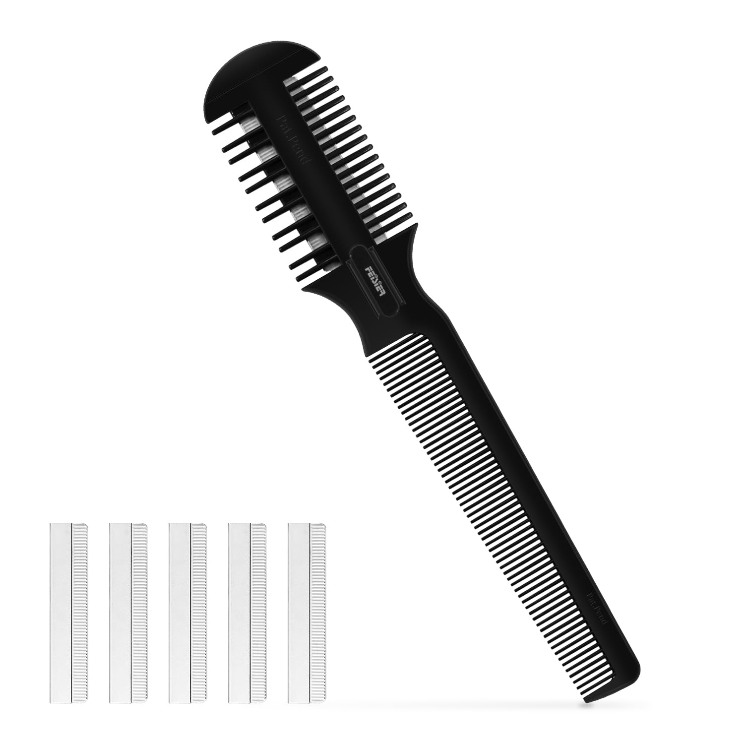 FEISIER Peine para corte con doble filo y diseño moderno para uso doméstico.