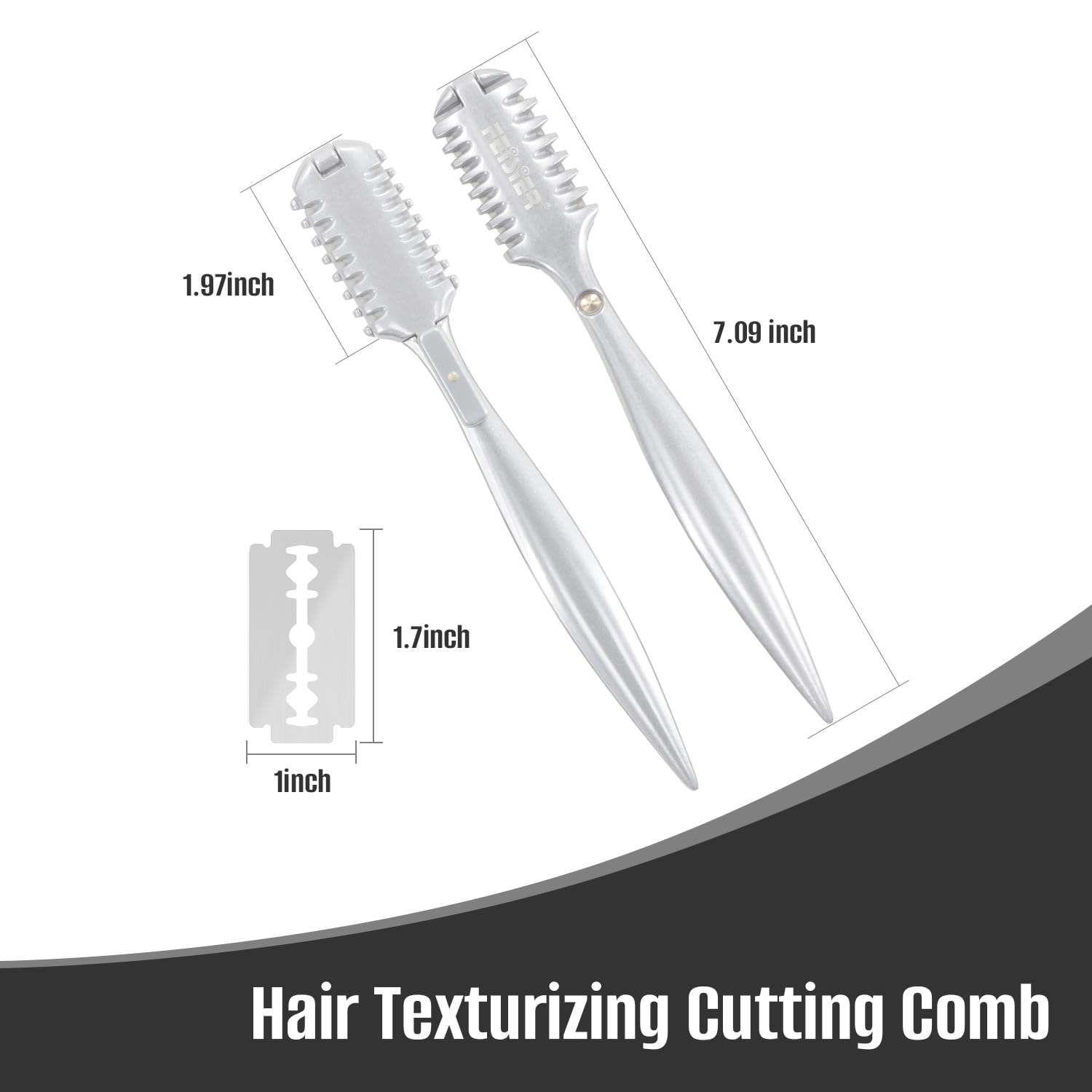 FEISIER versatilidad-pelo-mujeres-hombres se adapta a diversos tipos de cabello.