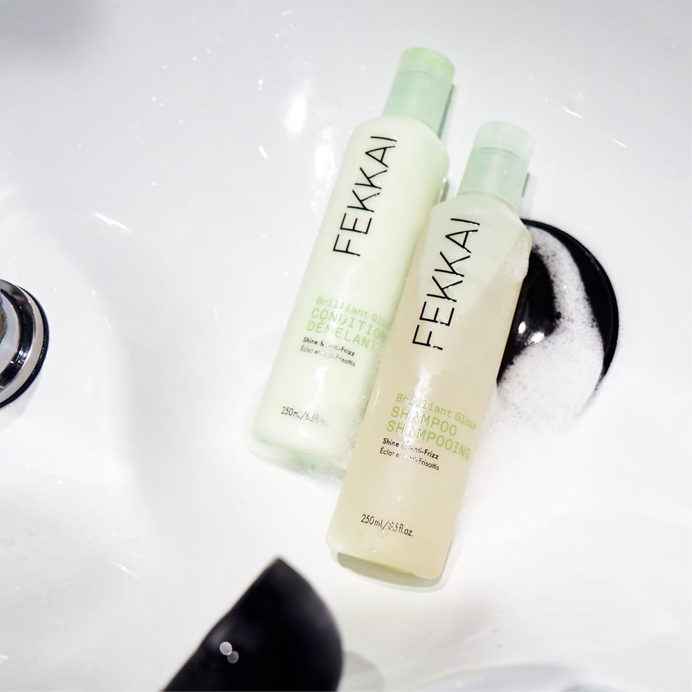 Fekkai Brilliant Gloss, aceite de oliva prensado en frío aporta brillo.