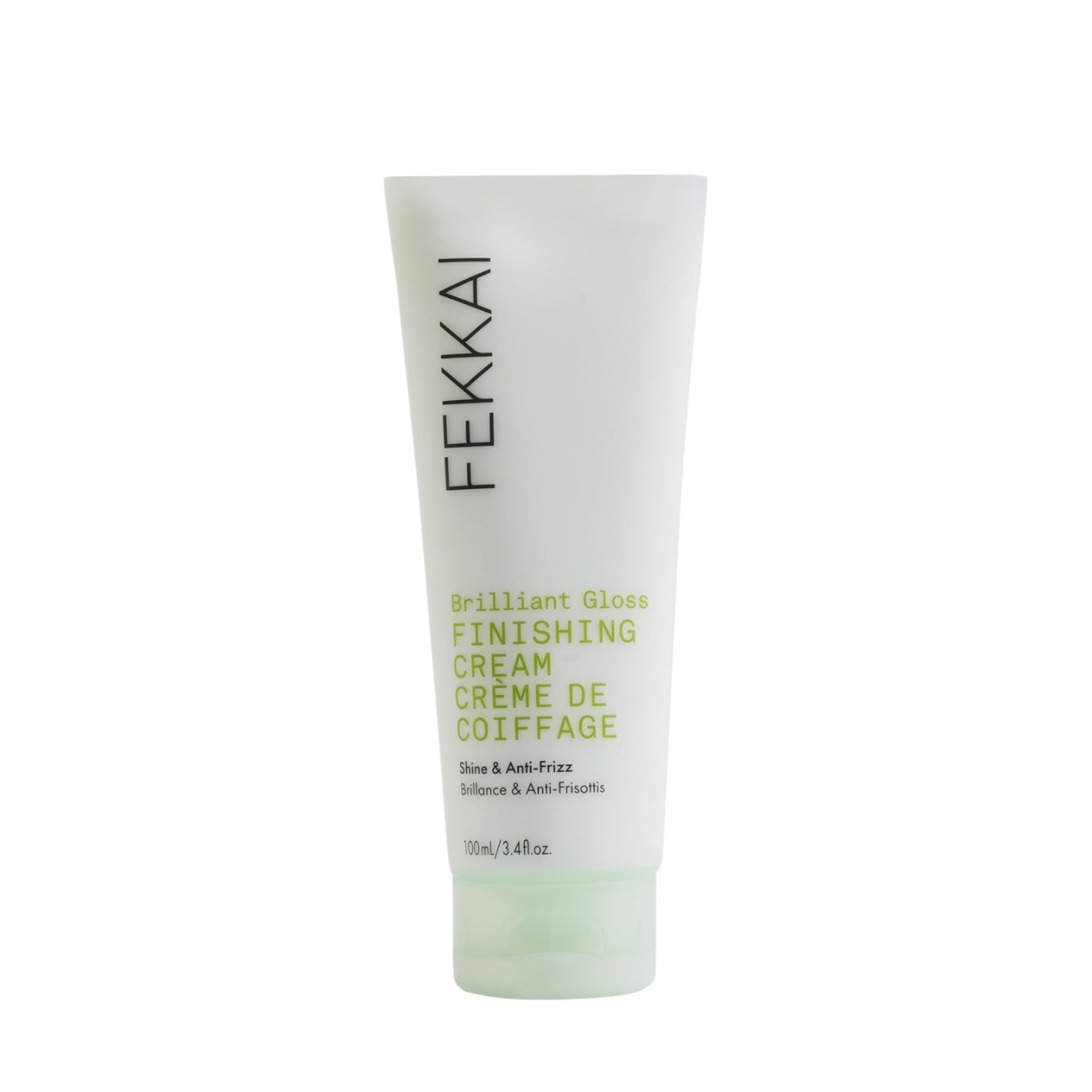 Fekkai Brilliant Gloss Multi-Tasker en botella para brillo intenso y control del frizz diario.