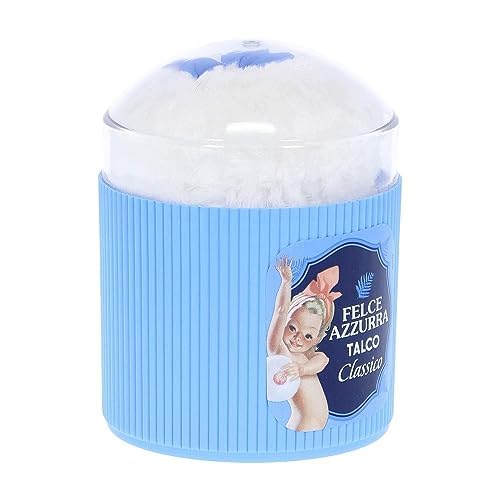 Talco Felce Azzurra, fragancia fresca que acompaña el cuidado diario.