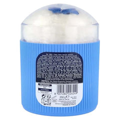 Talco Felce Azzurra, textura polvo suave para piel seca y sedosa.
