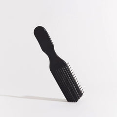 Felicia Leatherwood Desenredante negro con mango ergonómico para un agarre cómodo