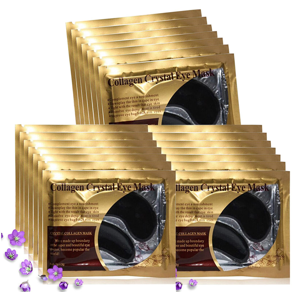 Parches Felico ojos colágeno cristal negro para reducir ojeras y mejorar elasticidad