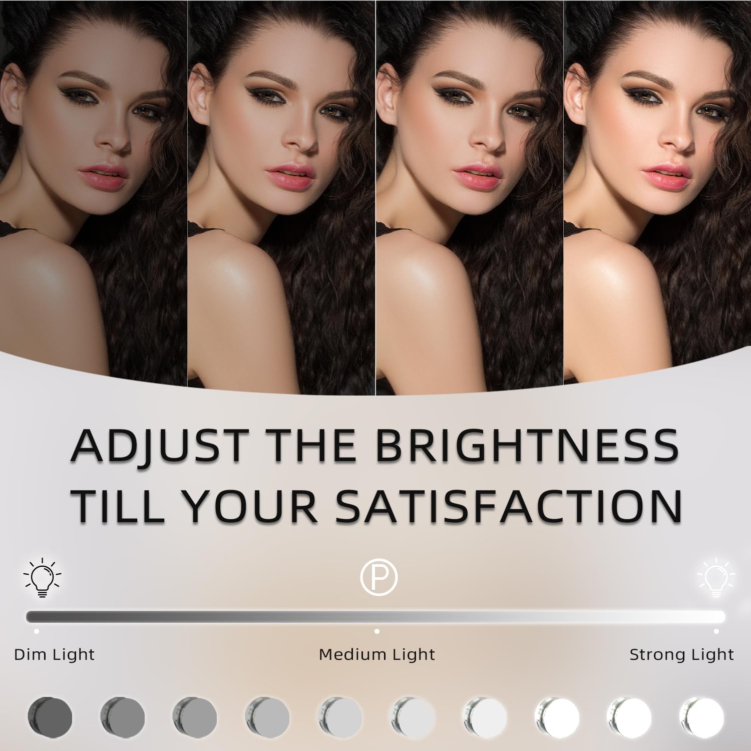 Control táctil inteligente del espejo FENCHILIN para encender y ajustar