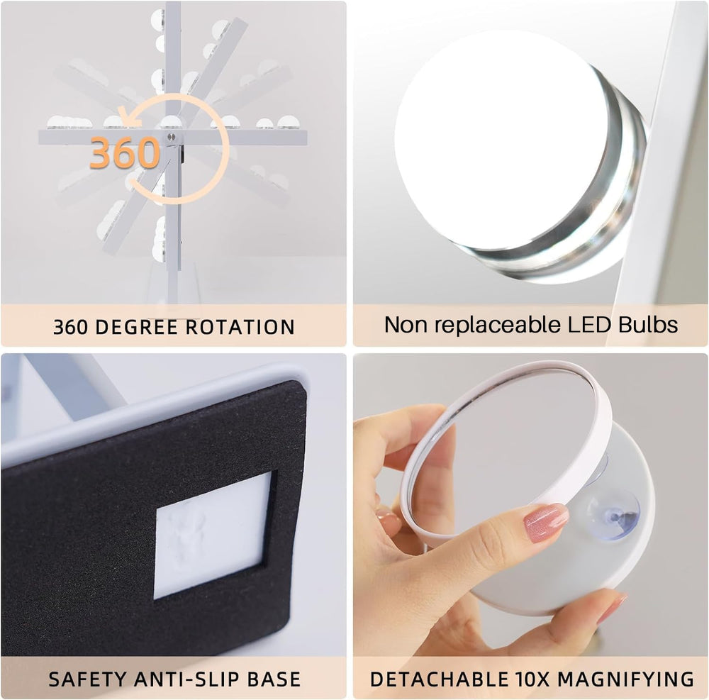 Rotación de 360 grados del espejo FENCHILIN para ángulos personalizados