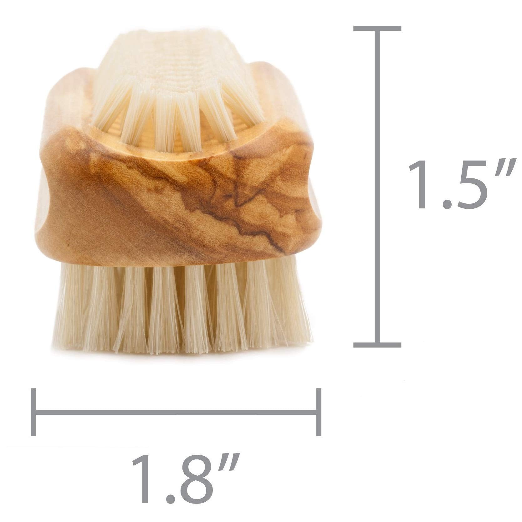 Brosse Fendrihan, poils de sanglier courts, frottement sous les ongles.