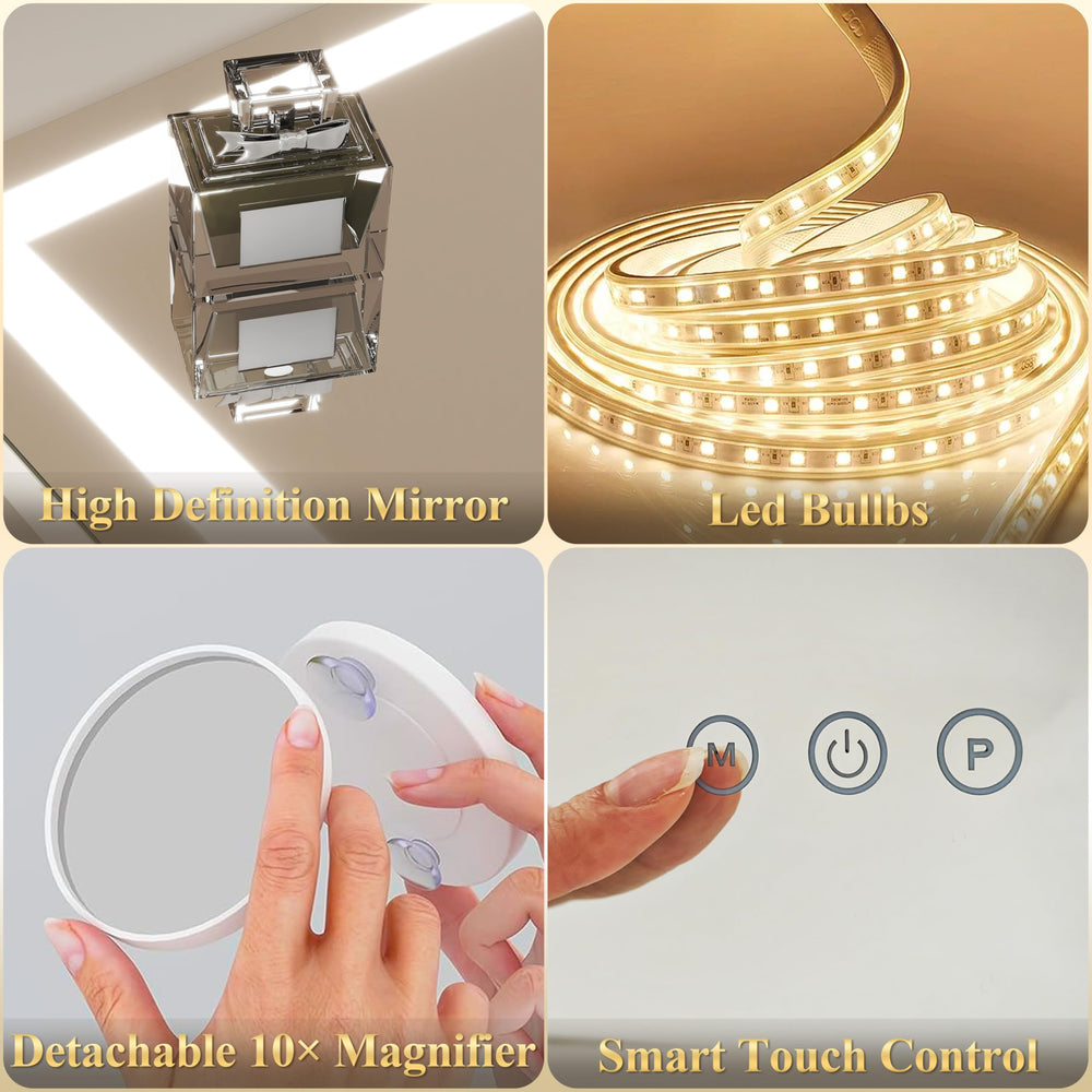 FENNIO control táctil inteligente para encender y regular brillo.
