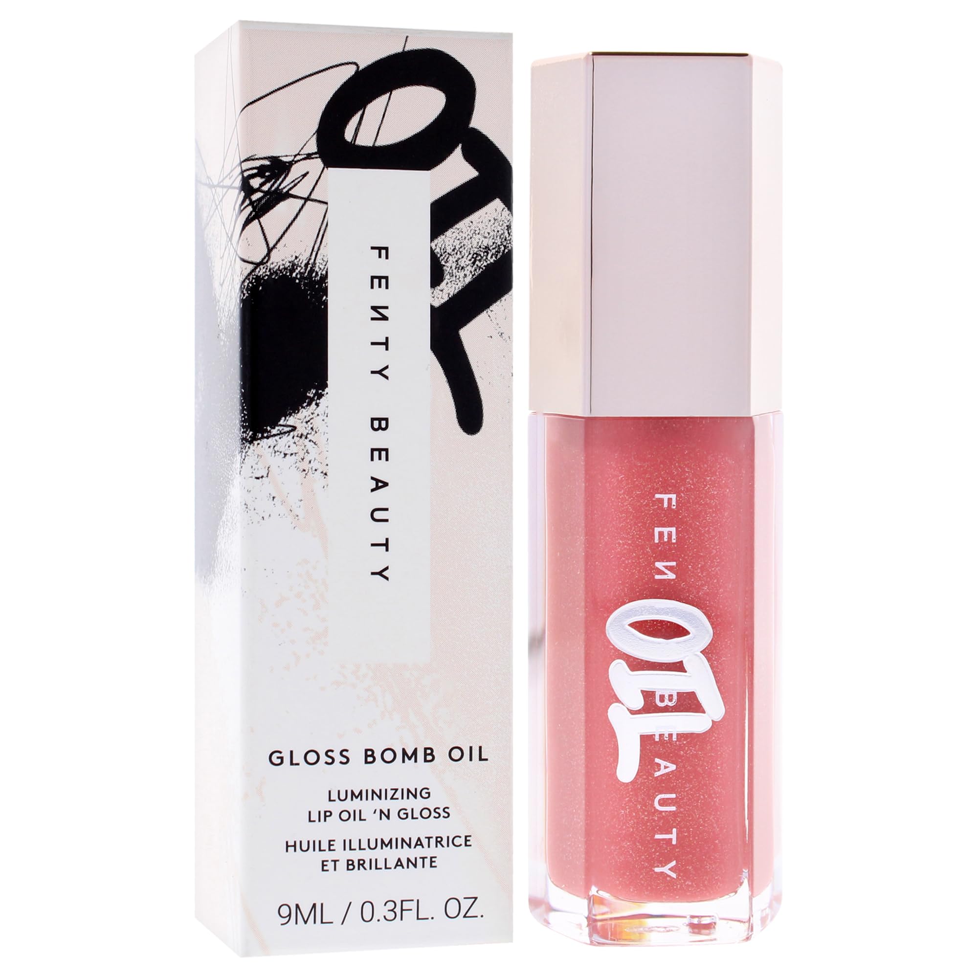 Fenty Beauty Gloss Bomb Luminizing Lip Oil apporte texture soyeuse et reflet multidimensionnel