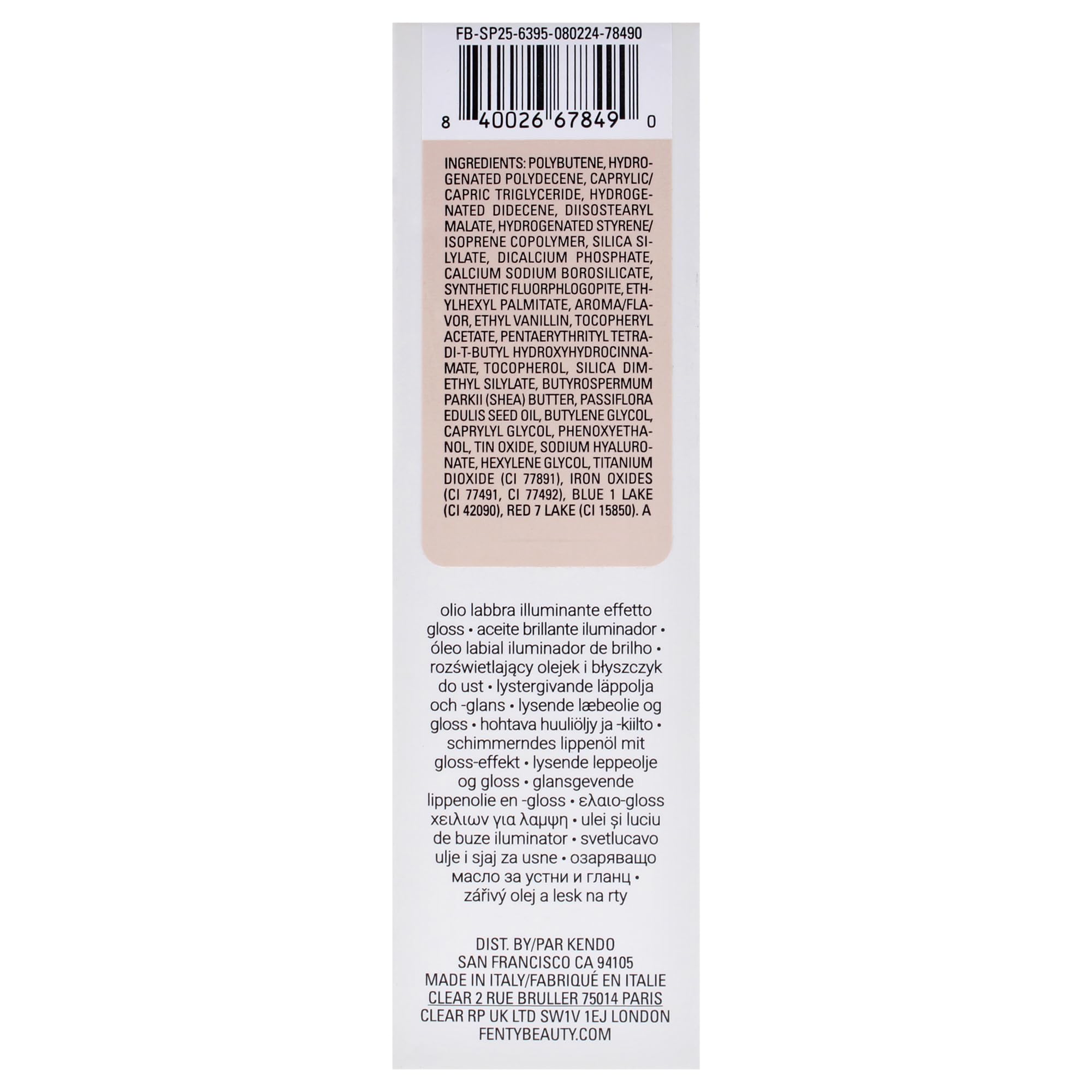 Gloss Bomb Luminizing Lip Oil assure confort longue duree sans sensation lourde