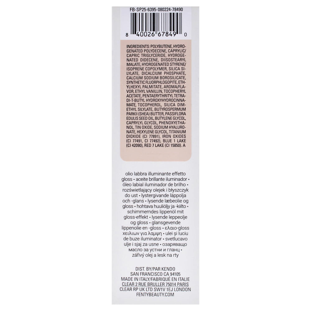 Gloss Bomb Luminizing Lip Oil assure confort longue duree sans sensation lourde