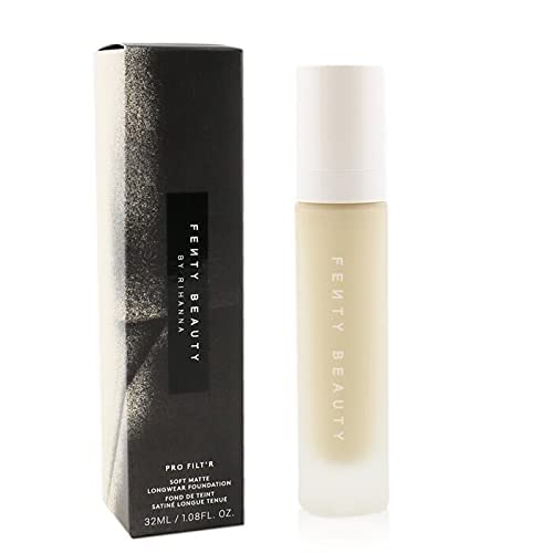 FENTY BEAUTY Pro Filt'r Soft Matte Foundation, aplicación suave para cobertura construible.