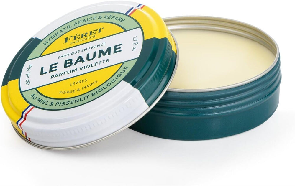 Bálsamo Feret Parfumeur se desliza con textura sedosa para manos y cutículas.