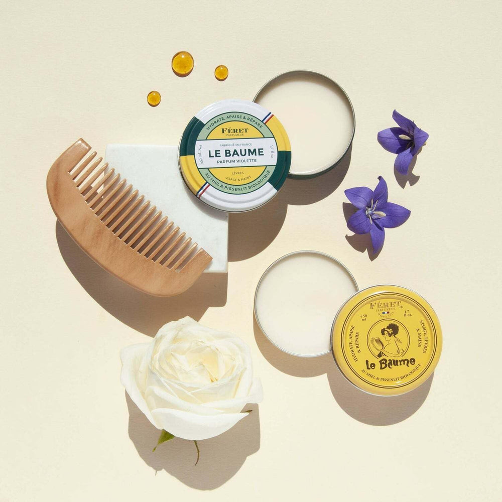 Aplicación diaria fácil con Feret Parfumeur Le Baume Rose Poudré