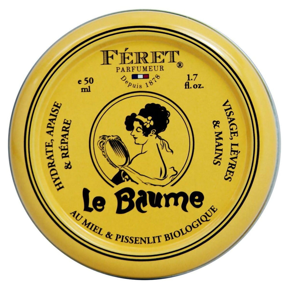Feret Parfumeur Le Baume Multiusos Rose Poudré en lata, hidratación profunda para labios