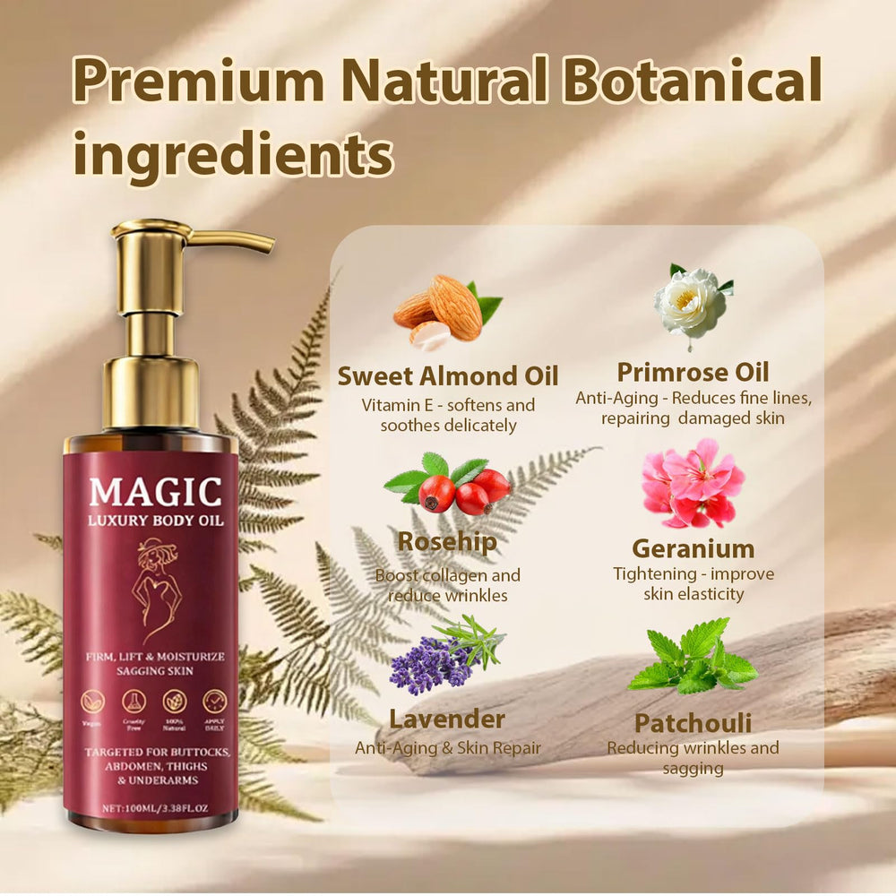 FERMELUXE Huile botanique avec ingrédients naturels pour nourrir la peau