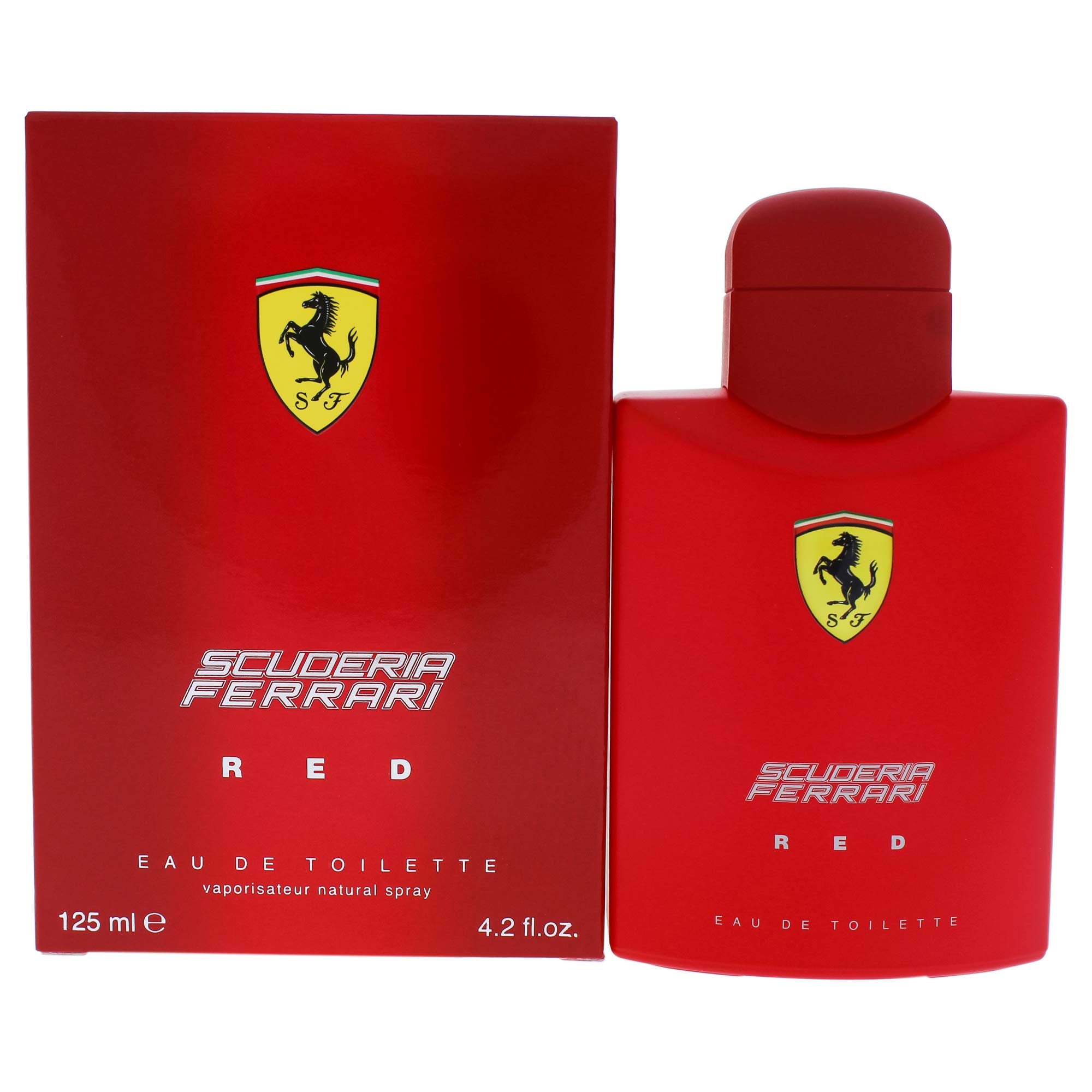 Tapa del frasco Ferrari Scuderia Red con acabado premium