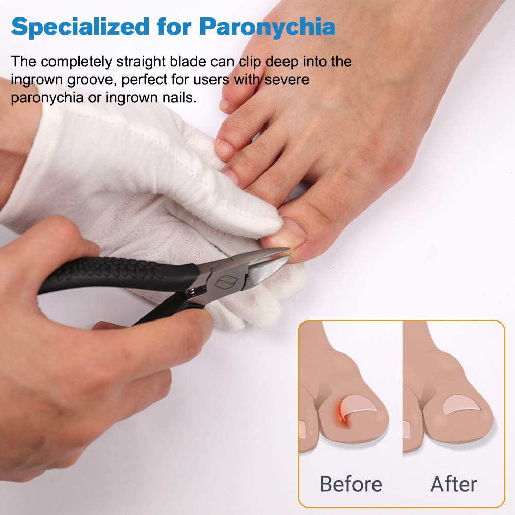 Corte limpio en uñas gruesas con borde afilado FERYES