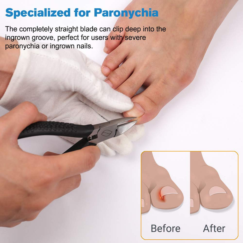 Corte limpio en uñas gruesas con borde afilado FERYES