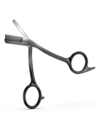 Tijeras FERYES con peine integrado para un acabado uniforme en cejas.