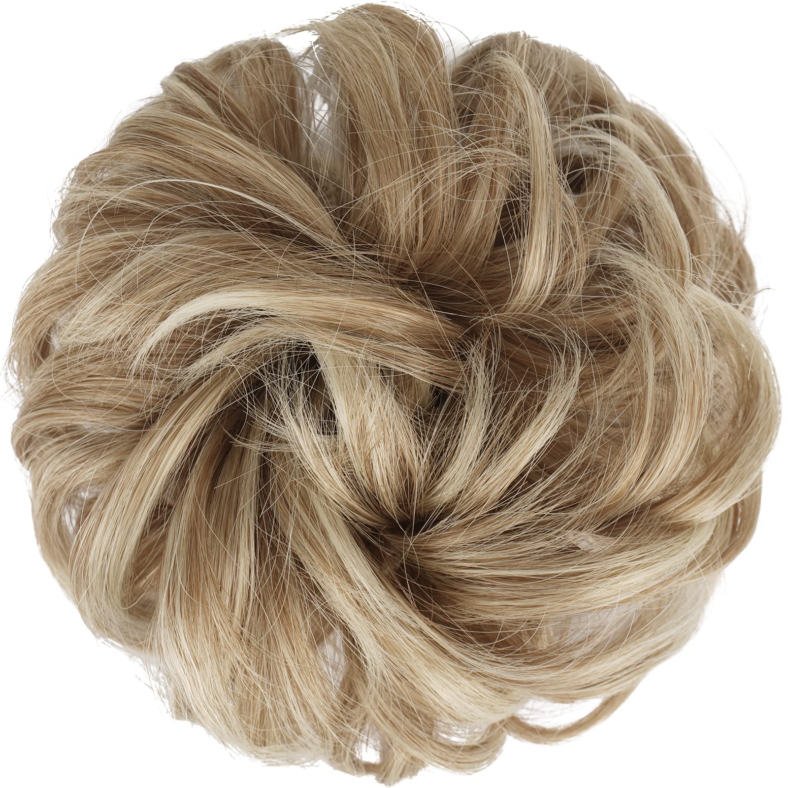 Pieza FESHFEN cabello rizado-despeinado con acabado suave y natural.